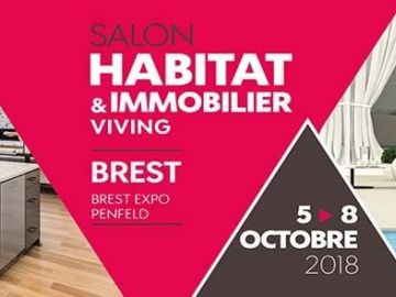 Retrouvez-nous au salon de l'habitat & Immobilier VIVING de BREST du 05 au 8 Octobre 2018 (STAND D5)