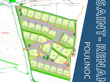 ‼️ NOUVEAU ‼️ Lotissement Poulinoc II SAINT-RENAN 🏠 Terrains de 368 m2 à 581 m2.                                       
📌Pour plus d'informations,...