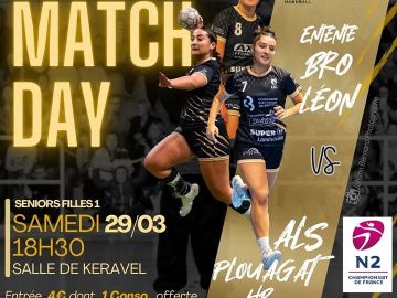 ⭐MATCH DU WEEK-END ⭐ 

Ce weekend, nos seniors Filles 1 affrontent Plouagat pour un match plein de suspense ! 🎉 

Le partenaire de la rencontre est les...