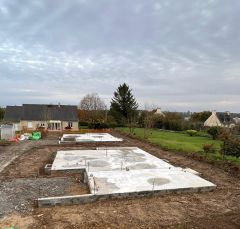 Votre futur maison a démarré à LANDIVISIAU ! Infos dans onglet MAISONS A VENDRE