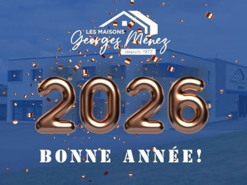 Toute l’équipe des Maisons Georges Menez vous présente ses meilleurs vœux pour cette nouvelle année🎉
Que 2️⃣0️⃣2️⃣6️⃣ soit synonyme de réussite, de sérénité...